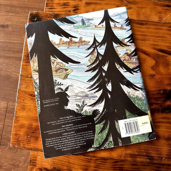 Vintage 1998 How We Crossed The West The Adventures Of Lewis & Clark Book - Picture 11 of 12